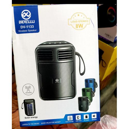 Koleer Bidellu DV-1133 Portable Wireless Bluetooth Speaker With Radio & Solar Item | Buy Koleer Bidellu DV-1133 Portable Wireless Bluetooth Speaker With Radio & Solar | SPOP Enterprise Global